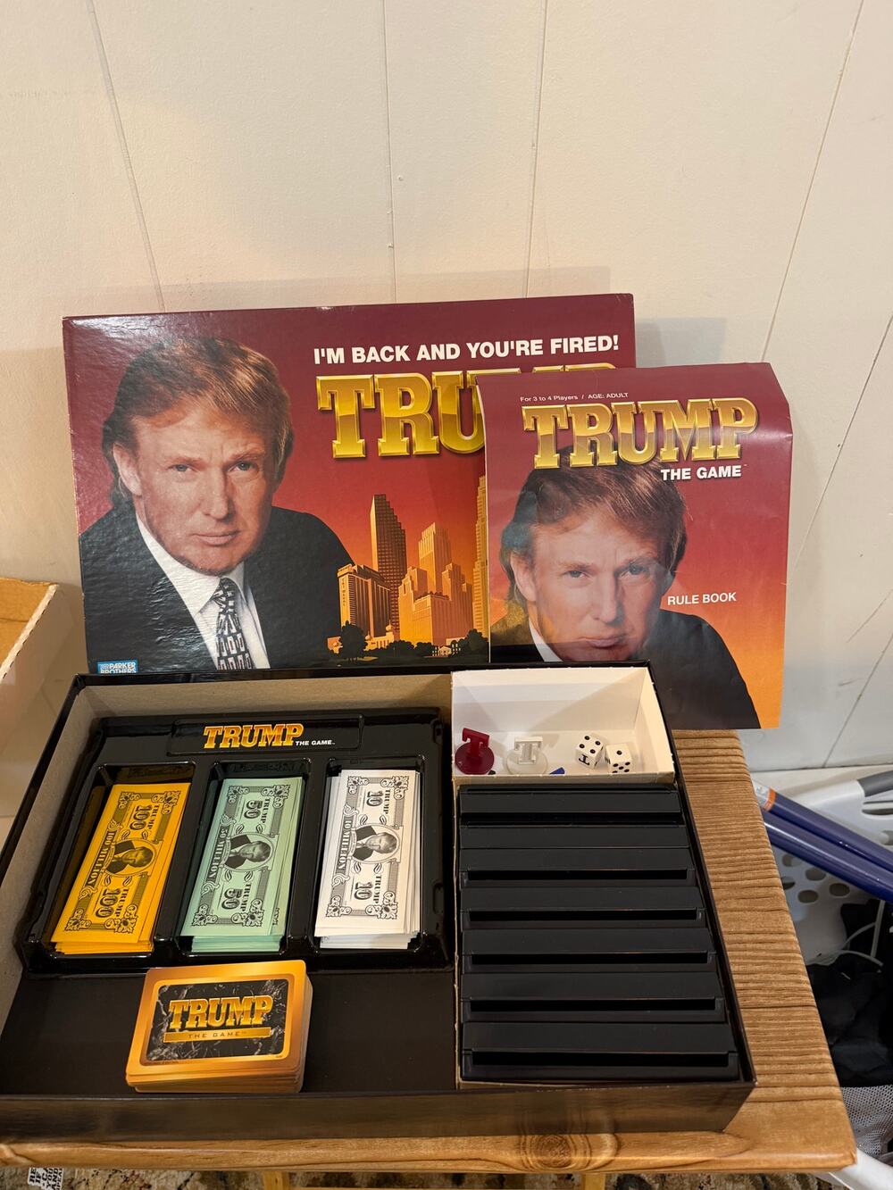 Trump The Game Parker Brothers 2004 Complete Adult Board Game Hasbro Rare